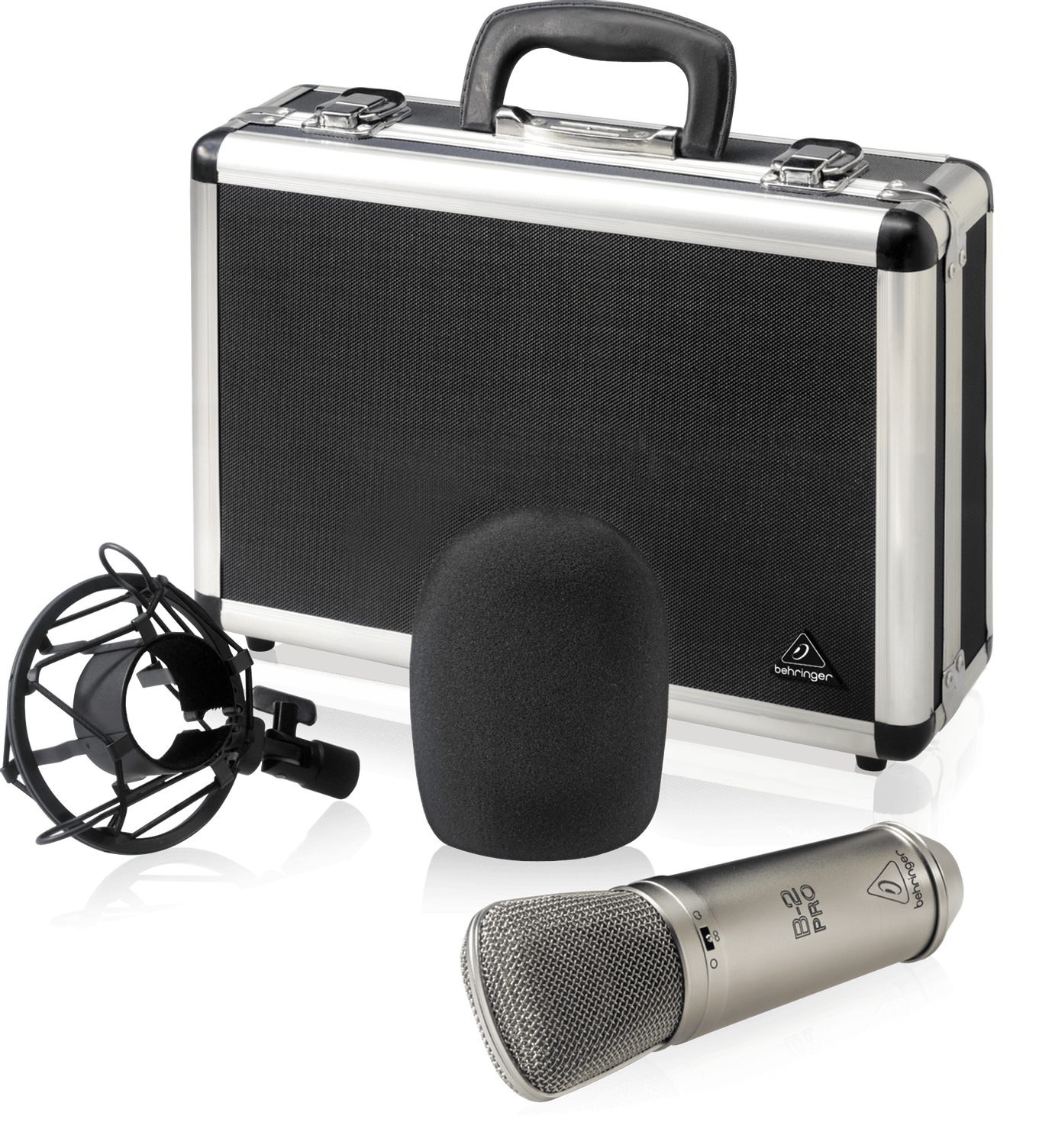 Behringer B-908 ダイナミックマイク 2本セット Behringer B-2 Pro Large Dual Diaphragm Studio Condenser Mic | SBR