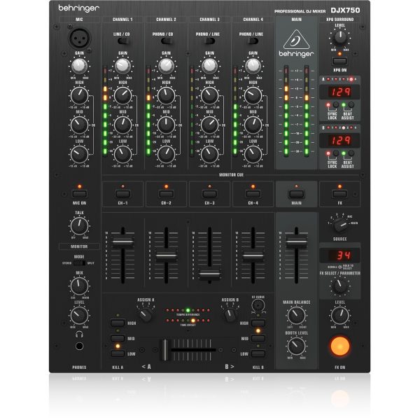 Behringer DJX750 5-Channel DJ Mixer | SBR Pro Sound