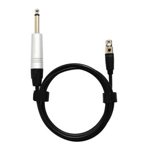 Mini 4 Pin XLR to 6.3mm Instrument Cable