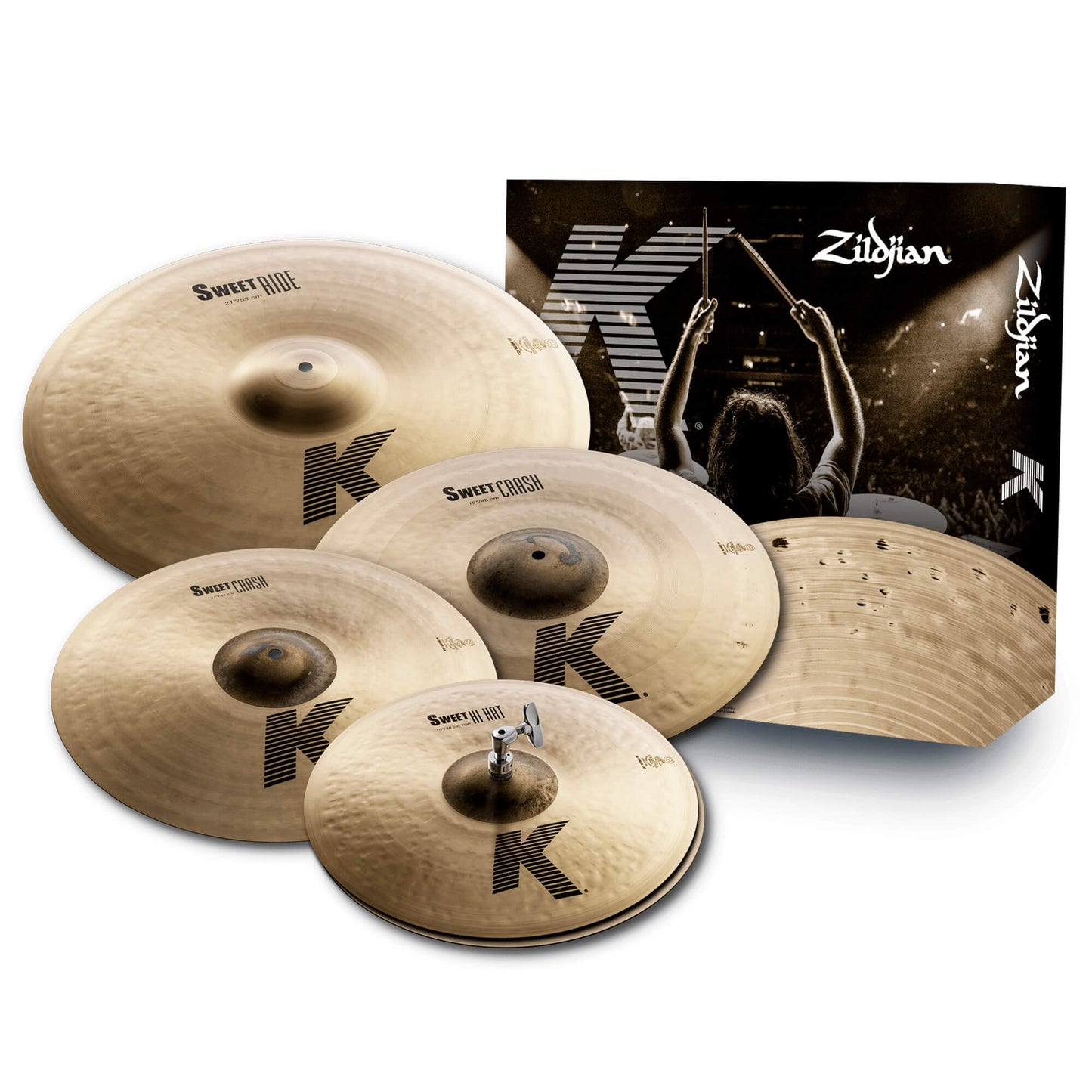 Zildjian KS5791 4-Piece K Sweet Cymbal Pack | SBR Pro Sound
