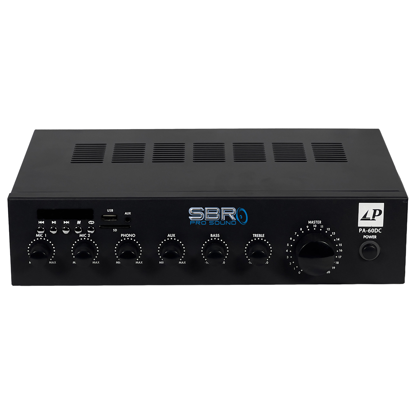 Lane Pro PA-60DC- 60Watt Line Voltage PA Amplifier| SBR Pro Sound