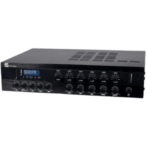 Lane Pro PAD-600 - 600Watt 6-Zone Line Voltage PA Amplifier