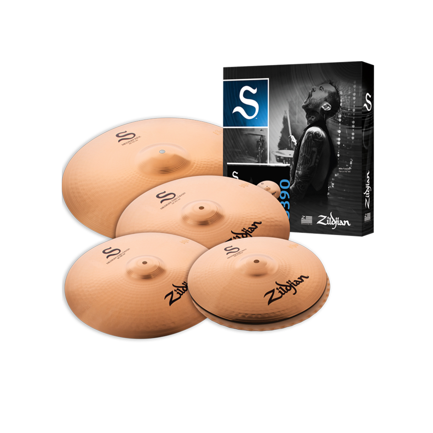 crash #30~35,37~39 ※9冊セット Zildjian S390 4-Piece S Performer Cymbal Pack | SBR Pro Sound