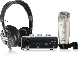 Behringer U-Phoria Studio Pro Studio Bundle | SBR Pro Sound
