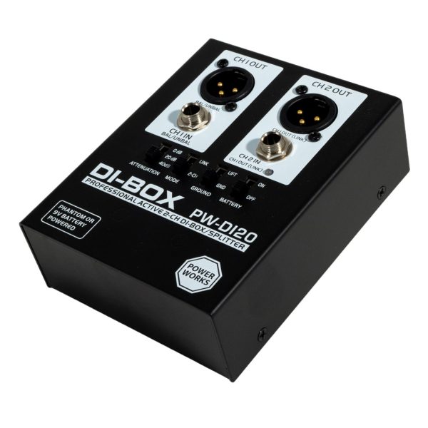 ギター Active Para Box 2Out TA.effects Powerworks PW-DI-20 Active DI Box | SBR Pro Sound