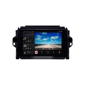 TT Audio Toyota Fortuner 2016–2023 4G Ultra Android Head Unit front display, Toyota Fortuner 2016–2023 Android head unit with wireless Apple CarPlay and Android Auto, TT Audio Fortuner 4G Ultra Android radio installed in Toyota Fortuner dashboard, Toyota Fortuner QLED touchscreen infotainment system with Android 14, TT Audio Toyota Fortuner multimedia head unit with GPS navigation and 4G LTE