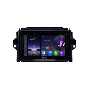 TT Audio Toyota Fortuner 2016–2023 Eco Android Head Unit front view Toyota Fortuner 2016–2023 Android touchscreen infotainment system TT Audio Fortuner Eco head unit with Apple CarPlay and Android Auto Toyota Fortuner multimedia system with GPS navigation and WiFi TT Audio Android head unit installed in Toyota Fortuner dashboard Toyota Fortuner infotainment screen with Bluetooth connectivity