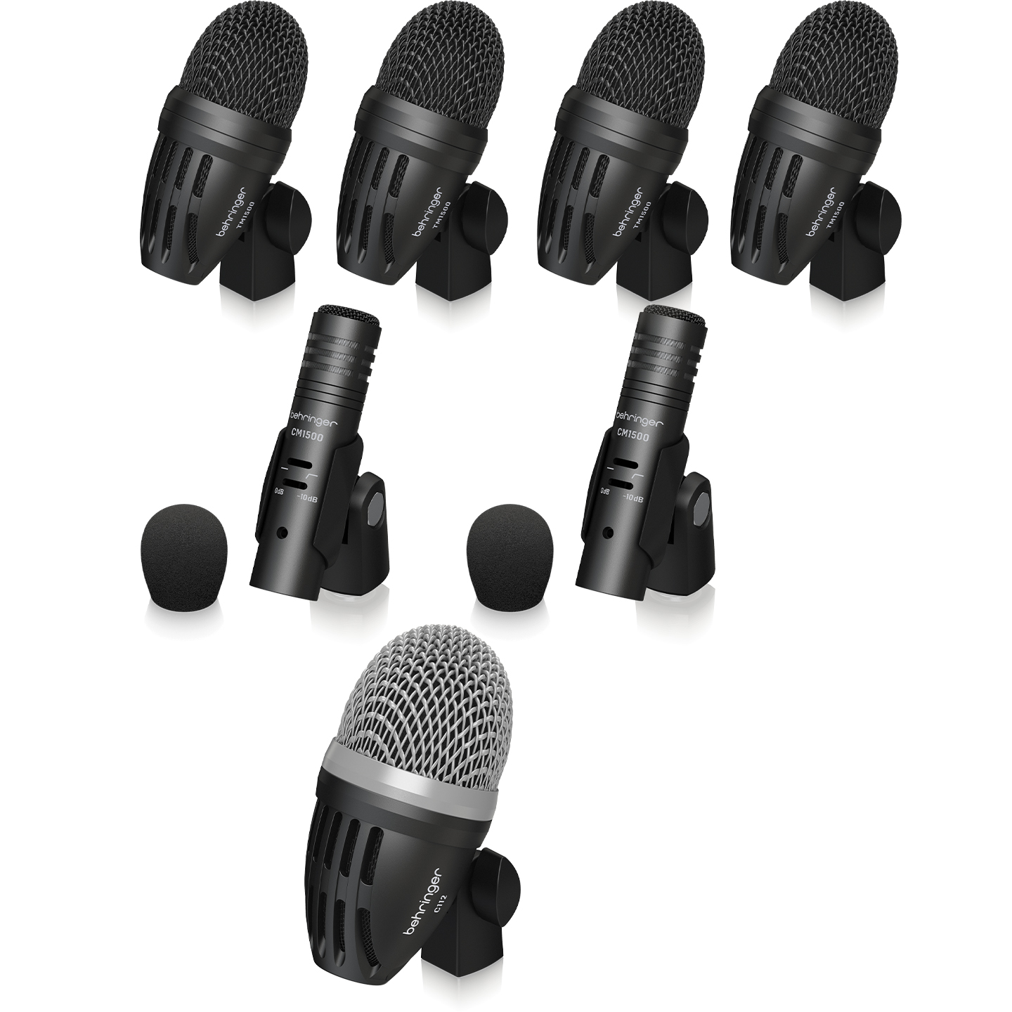 Behringer BC1500 - Premium 7-Piece Drum Microphone Set | SBR Pro Sound