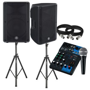 Yamaha DBR12 Bundle – Complete Live PA Sound System