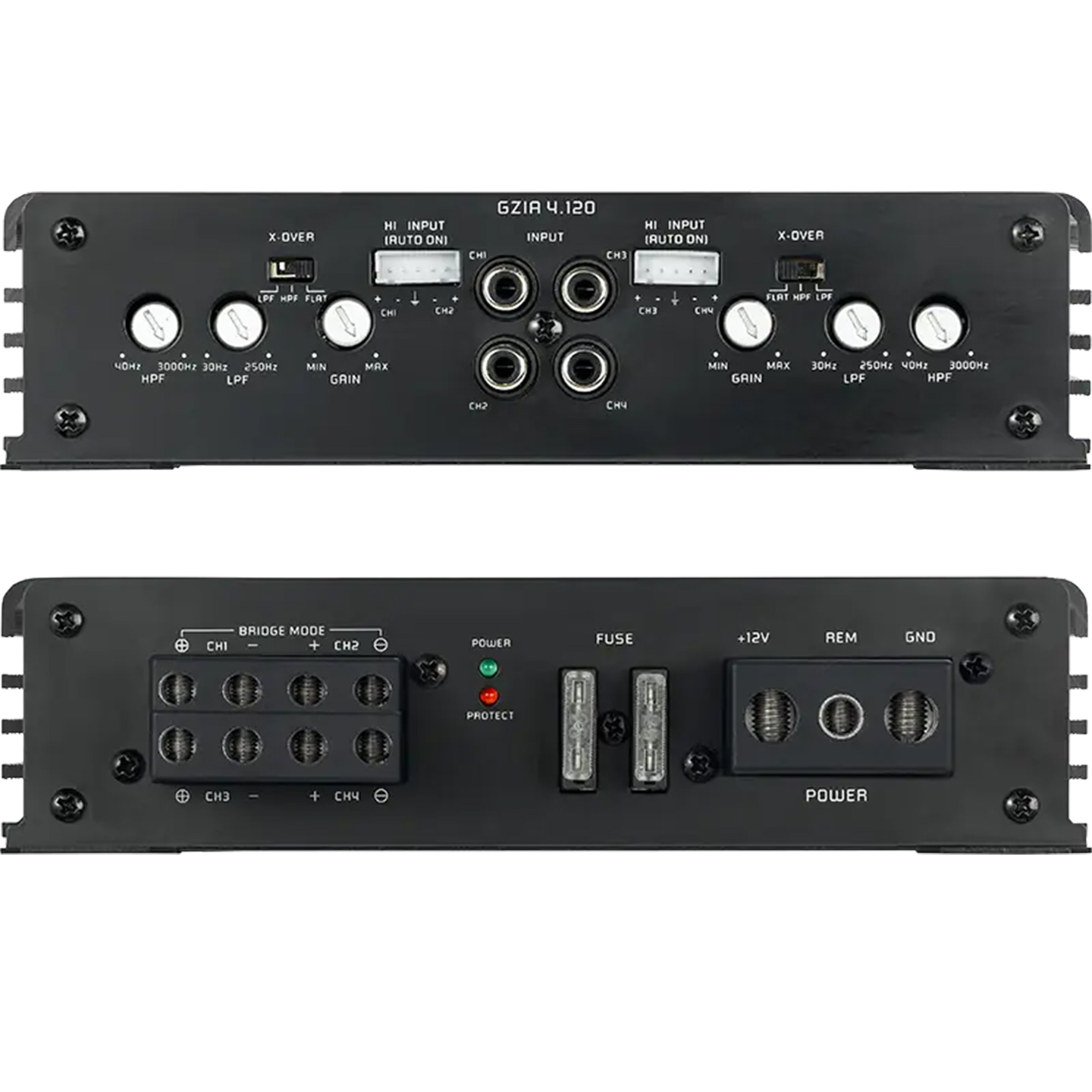 Ground Zero GZIA 4.120 - 4-Channel Class A/B Power Amplifier | SBR