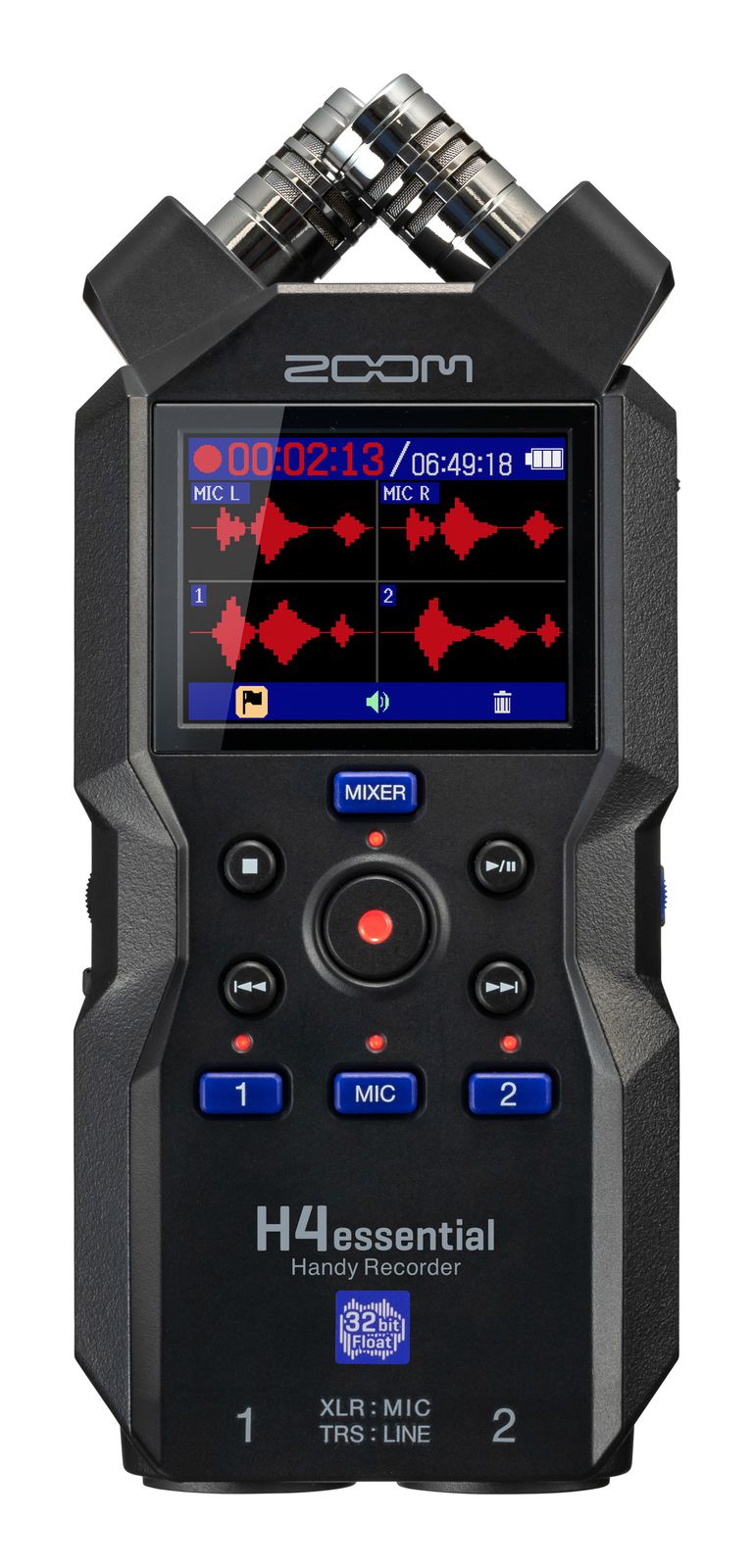 Zoom H4 essential 純正ウィンドジャマー付き Zoom H4 Essential 32-Bit Portable Recorder | SBR Pro Sound
