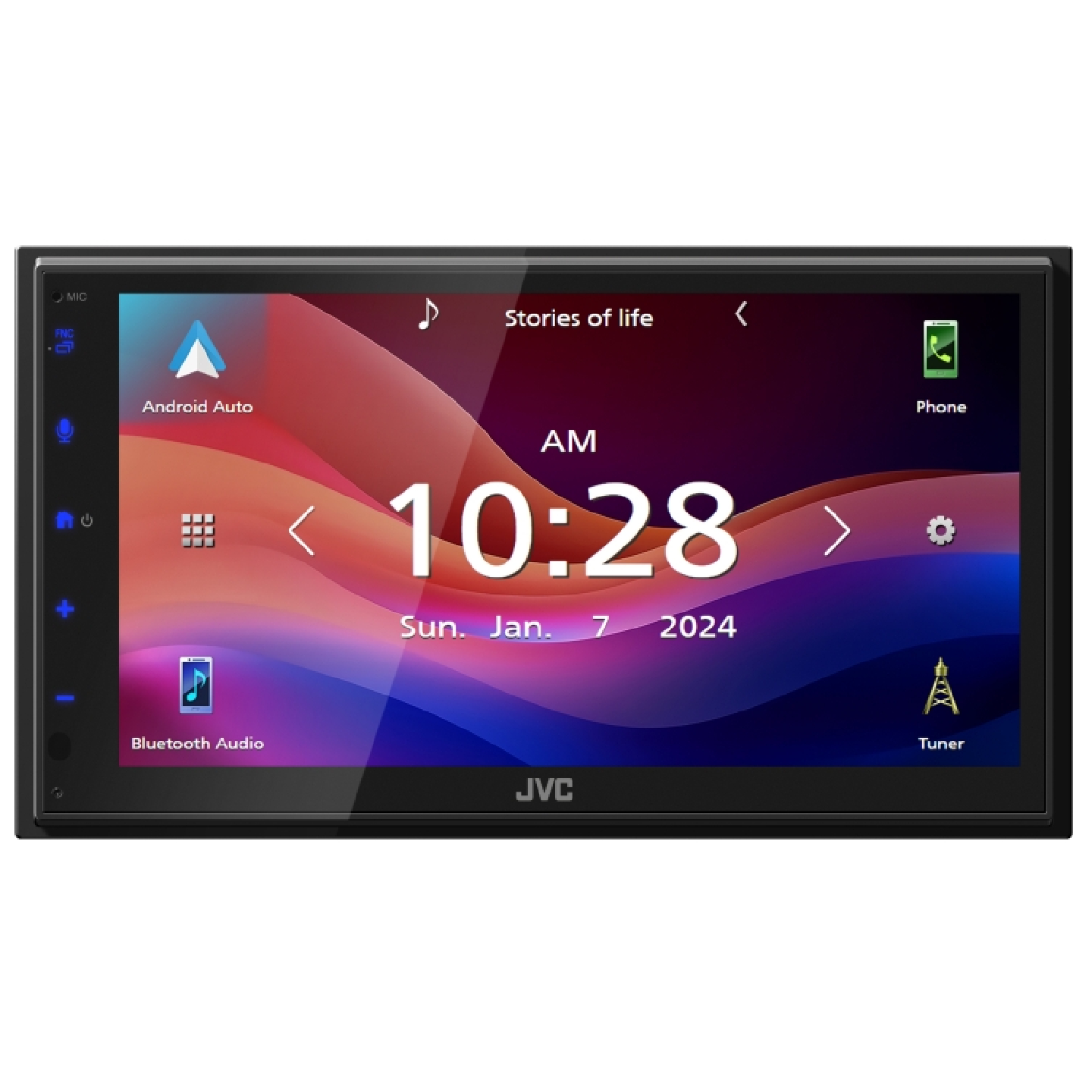 JVC KW-M590BT Double DIN Digital Car Stereo | SBR Pro Sound