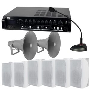 Lane Line Voltage Kit 3 – Multi-Zone Complete 100V Public Address System