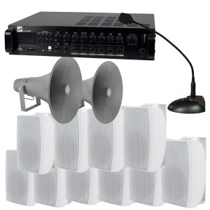 Lane Line Voltage Kit 4 – Multi-Zone Complete 100V Public Address System