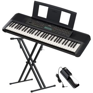 Yamaha PSR-E283 Bundle – 61-Key Portable Keyboard Set