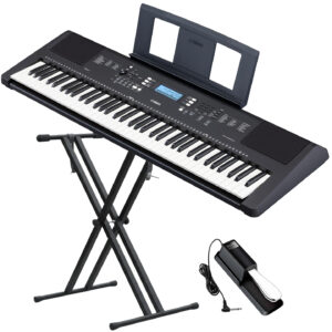 Yamaha PSR-EW310 Bundle – 76-Key Portable Keyboard Set