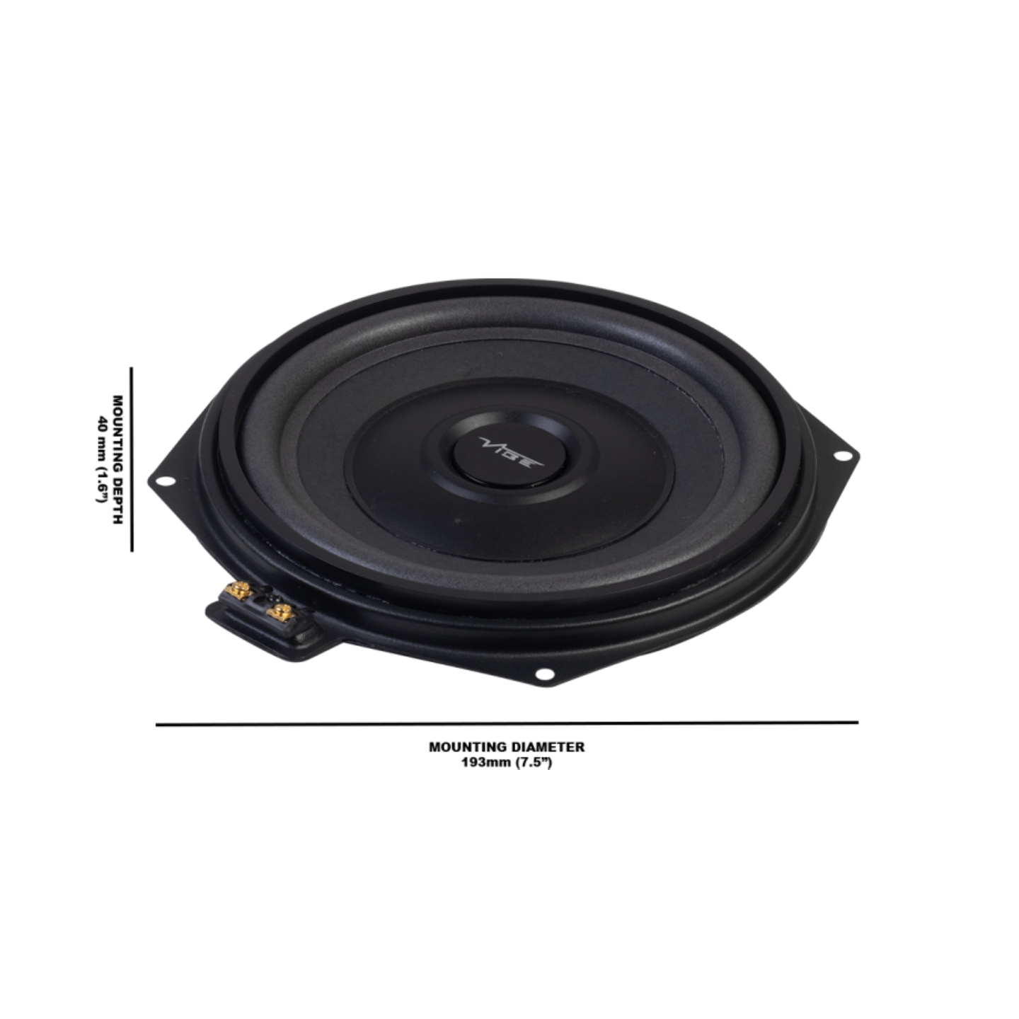 Vibe OPTISOUND BMW82-V3 - 8 Inch 345 Watts BMW Underseat Subwoofer