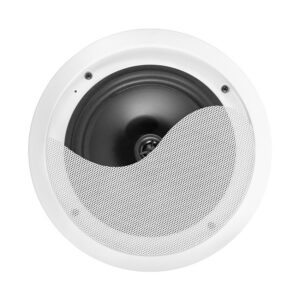SpaceAudio SP03 – 8” 40W 100V 2-Way Ceiling Speaker (White)