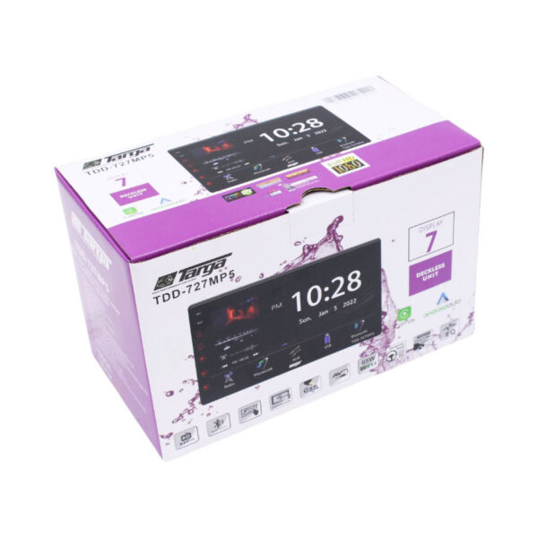Targa TDD-727MP5 7-inch Digital Double Din Radio | SBR Pro Sound