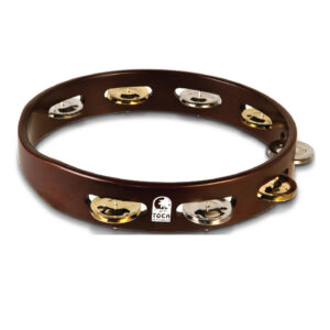 Toca T1010D - 10-Inch Single Row Acacia Wood Tambourine