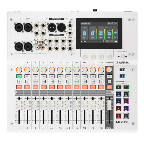 Yamaha MGX12 W – 18-Channel Digital Mixing Console (White)