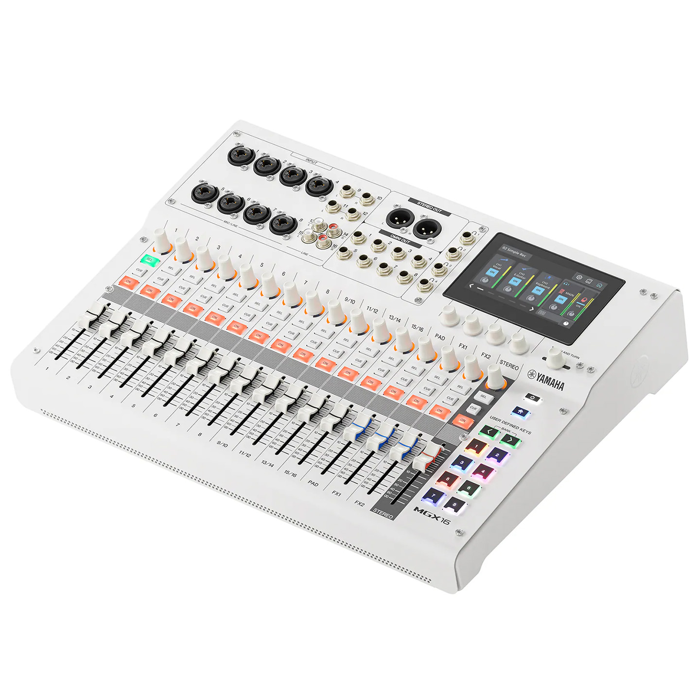 Yamaha MGX16 W – 22-Channel Digital Mixing Console (White)