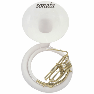 Sonata Fiberglass Sousaphone (White)