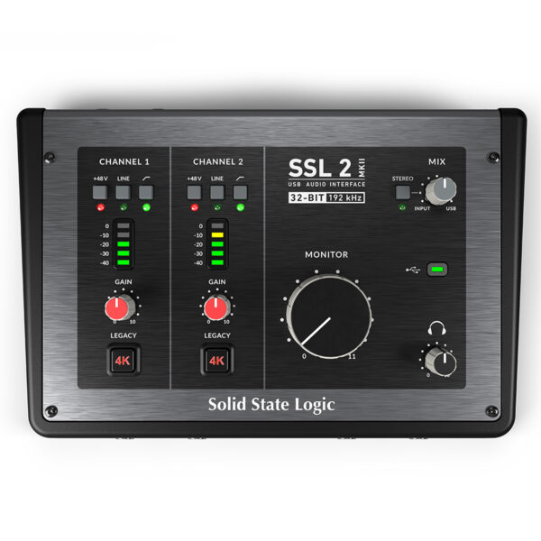 Solid State Logic SSL 2 MKII USB Audio Interface | 2-In/2-Out | 32