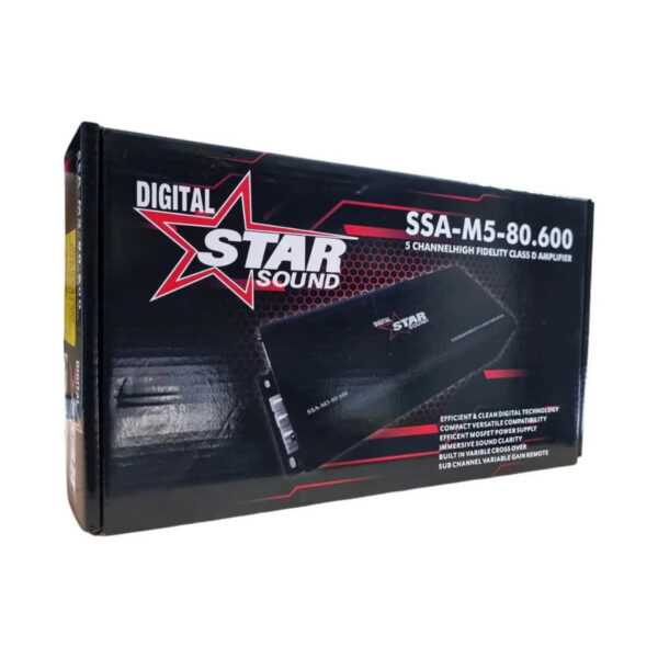 Starsound SSA-M5-80-600 - 5-Channel Class-D High Fidelity