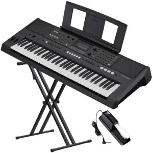 Yamaha PSR-E583 Bundle – 61-Key Portable Keyboard Set