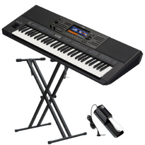 Yamaha PSR-SX720 Bundle - 61-Key Professional Arranger Workstation Set
