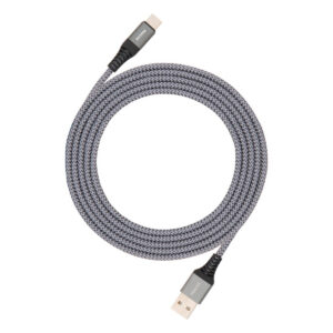 PEACHZ USB-C To USB-A USB 2.0 Nylon Braided Cable 2M