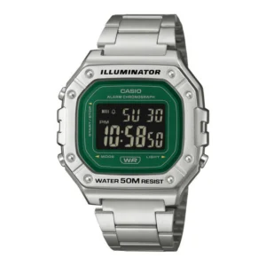 Casio W-218HD-3AVDF Digital Watch Green Dial
