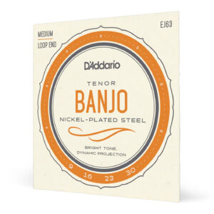 D'Addario EJ63 - Tenor Banjo Strings 9-30 Nickel Plated Steel