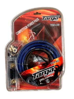 Targa TCP-4G - 4 Gauge Full Copper Amplifier Wiring Kit