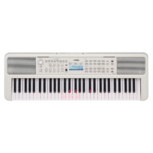 Buy the Yamaha EZ310 Portable Keyboard with 61 lighted touch-sensitive keys, 650 voices, USB Audio/MIDI, built-in lessons, and Smart Chord technology.