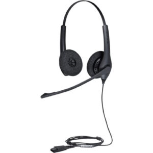 Jabra - Biz 1500 Duo Wideband Noise-Cancelling Microphone Boom Flexible