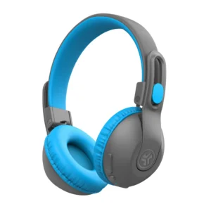JLAB - JBuddies Studio 2 Wireless + Wired Kids Headphones - Gray/Blue
