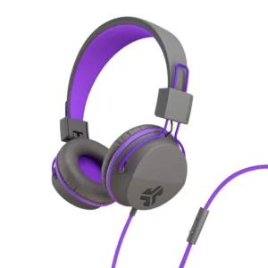 JLab - JBuddies Studio Wired Kids Headphones Graphite/Violet