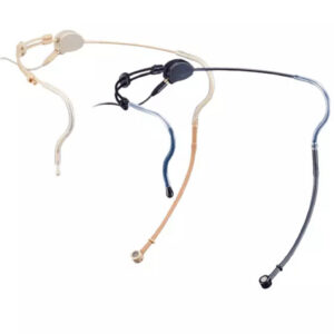 JTS CM-214ULiFC3/C4/CS - Lightweight Neckband Microphone with Multiple Connectors – Beige