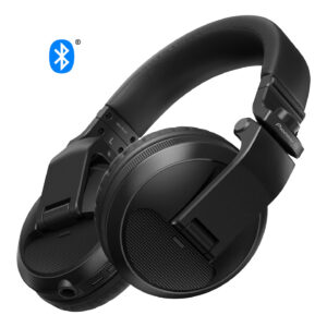 Pioneer HDJ-X5BT-K – Bluetooth Professional DJ Headphones (Metallic Black)
